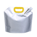 Facial Mask Cosmetic Aluminum Foil Spout Bag Milk Alcohol Beverage Liquid Bag